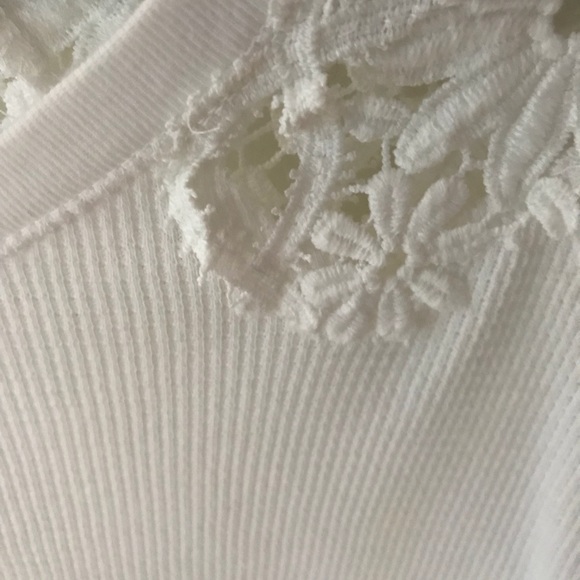 Soft White long sleeve waffle shirt - Picture 5 of 6